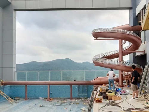 不锈钢水上滑梯